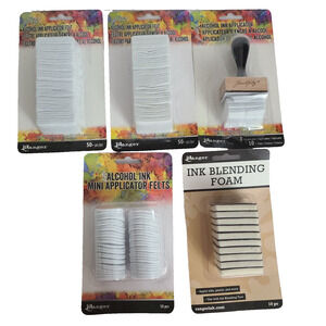 Tim Holtz Ranger Alcohol Ink Applicator Felt & Ink Blending Foam